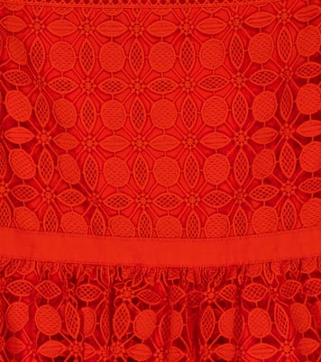 Lace tiered dress | Self-Portrait Kids