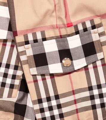 Vintage Check cotton cargo pants | Burberry Kids