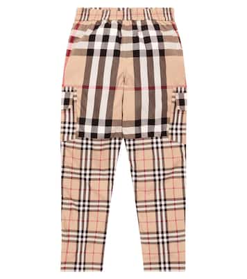 Vintage Check cotton cargo pants | Burberry Kids