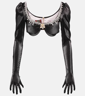 Top mit Kristallen | Miss Sohee