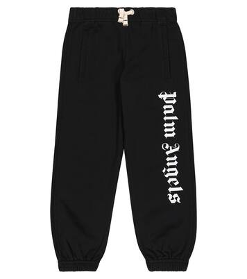 Logo cotton jersey sweatpants | Palm Angels Kids