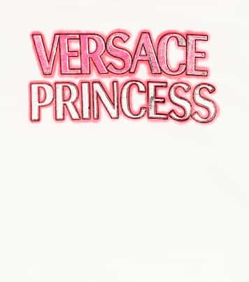 Sweat-shirt à capuche imprimé à logo | Versace Kids