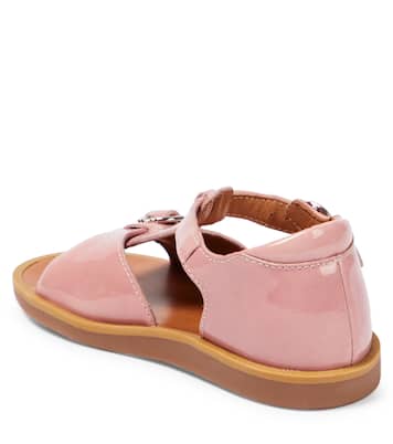 Poppy Bucky patent leather sandals | Pom d'Api