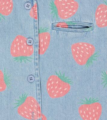 Printed denim shirt | Jellymallow