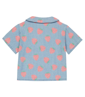 Printed denim shirt | Jellymallow