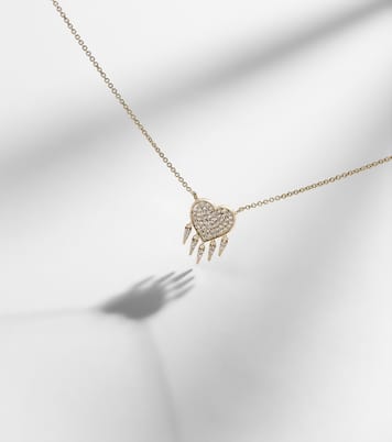 14kt gold necklace with diamonds | Sydney Evan