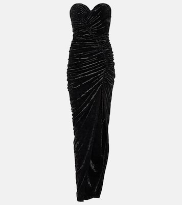 Robe longue en velours | Alexandre Vauthier