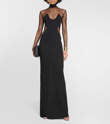 Long-sleeved cutout gown | Tom Ford