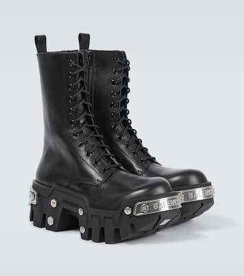 Bottes Bulldozer en cuir | Balenciaga