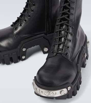 Bottes Bulldozer en cuir | Balenciaga
