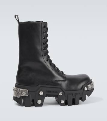 Bottes Bulldozer en cuir | Balenciaga
