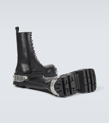 Bottes Bulldozer en cuir | Balenciaga