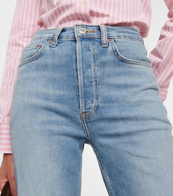 Jeans acampanados 70s de tiro alto | Re/Done