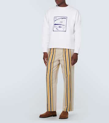 Ironworks cotton jersey sweatshirt | Bode