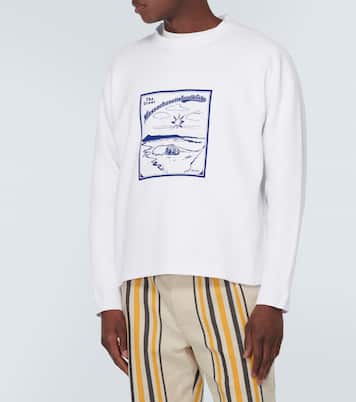 Ironworks cotton jersey sweatshirt | Bode