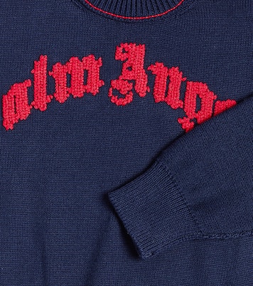 Logo cotton sweater | Palm Angels Kids