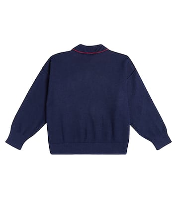 Logo cotton sweater | Palm Angels Kids