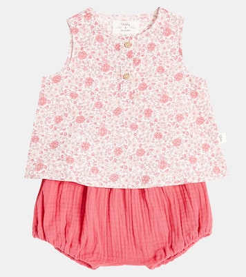 Bebé - set de vestido y braga de algodón | Il Gufo