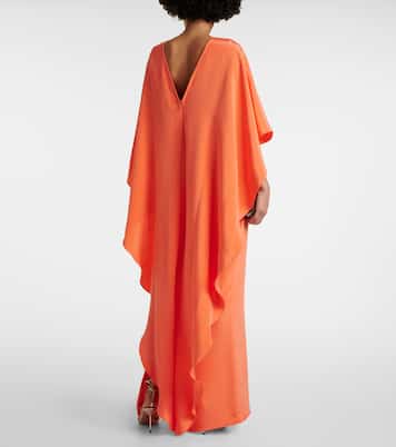 Abito lungo Baleari in seta crêpe de chine | Max Mara