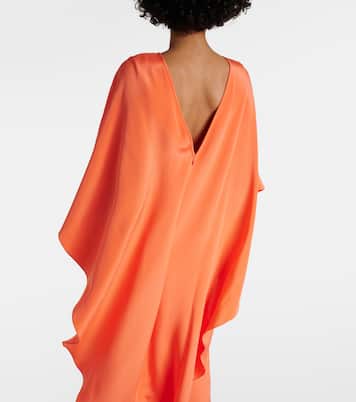 Abito lungo Baleari in seta crêpe de chine | Max Mara