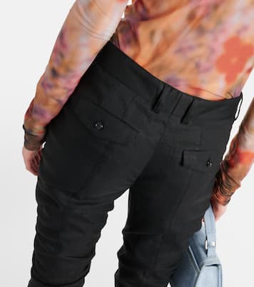 Mid-Rise-Schlaghose aus einem Leinengemisch | Acne Studios