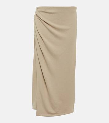 Jersey wrap skirt | Vince