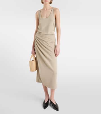 Jersey wrap skirt | Vince