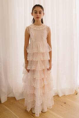 Ruffled tulle dress | Petite Amalie  