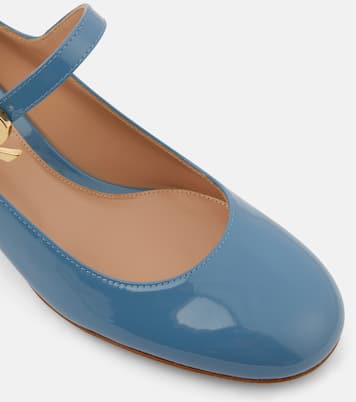 Escarpins Mary Ribbon en cuir verni | Gianvito Rossi