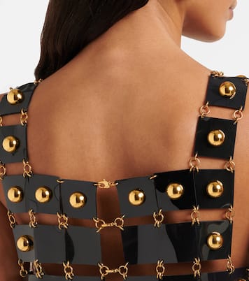 فستان قصير بمسامير | Rabanne