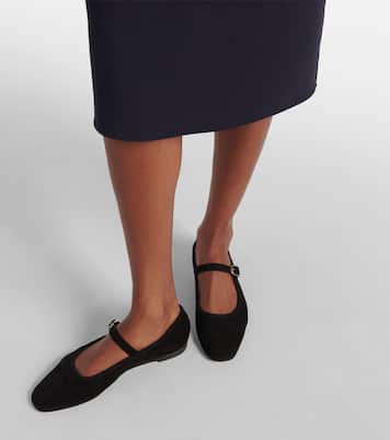 Suede Mary Jane flats | Le Monde Béryl