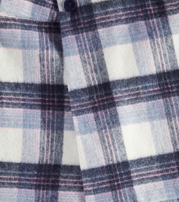 Checked wool-blend skort | Tartine et Chocolat