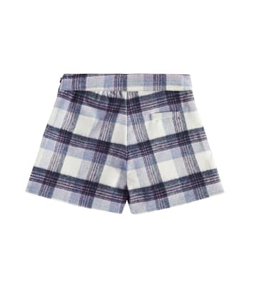Checked wool-blend skort | Tartine et Chocolat