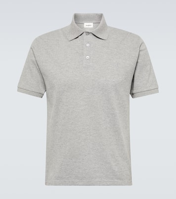 Cassandre cotton-blend piqué T-shirt | Saint Laurent