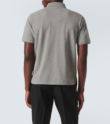 Cassandre cotton-blend piqué T-shirt | Saint Laurent