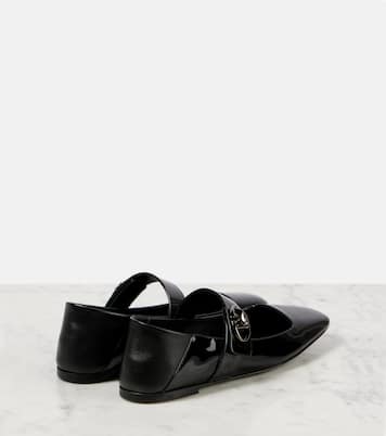 Mary-Jane-Ballerinas VLogo Locker aus Lackleder | Valentino Garavani