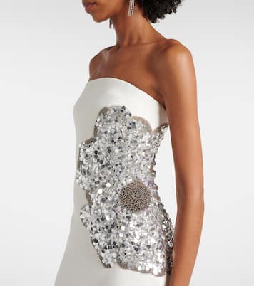 Layana strapless embellished gown | Rebecca Vallance