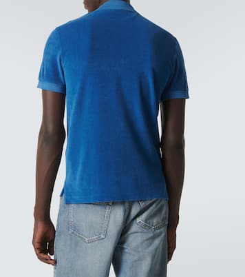 Cotton-blend terry polo shirt | Tom Ford
