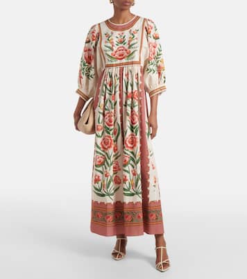 Robe longue Ainika à fleurs | Farm Rio