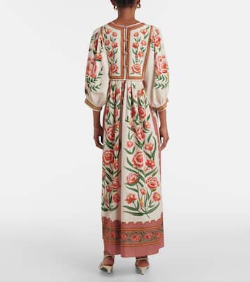 Robe longue Ainika à fleurs | Farm Rio