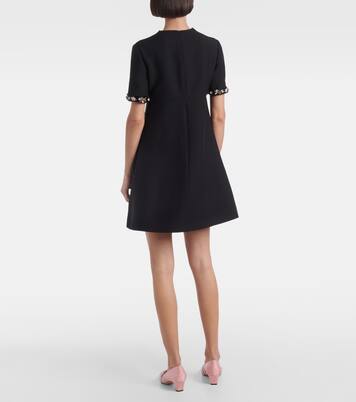 Crepe Couture embellished minidress | Valentino