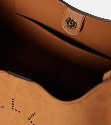 Sac Logo Large en daim synthétique | Stella McCartney