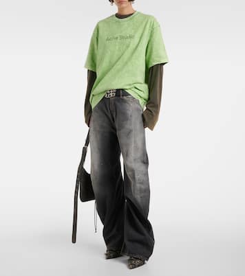 2006F distressed low-rise wide-leg jeans | Acne Studios