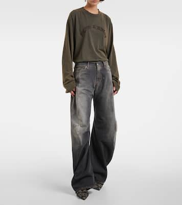 2006F distressed low-rise wide-leg jeans | Acne Studios