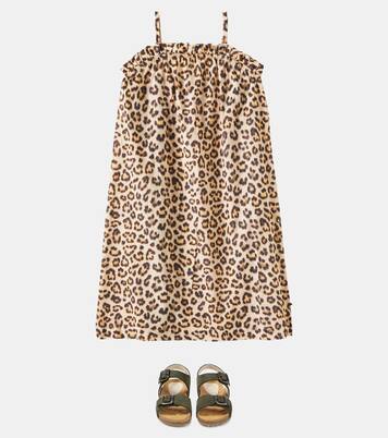 Connie leopard-printed cotton maxi dress | Molo