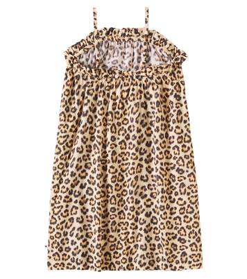 Connie leopard-printed cotton maxi dress | Molo