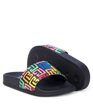 Monogram printed slides | Balmain Kids