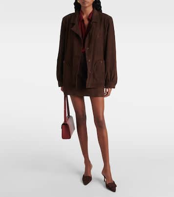 Cleo suede bomber jacket | Blazé Milano