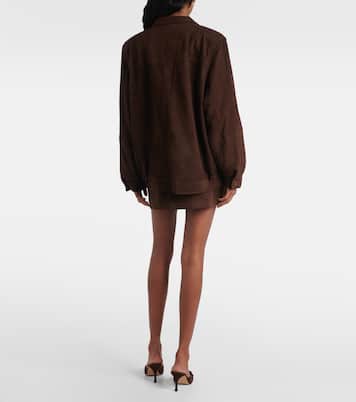 Cleo suede bomber jacket | Blazé Milano