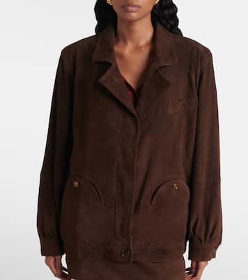 Cleo suede bomber jacket | Blazé Milano